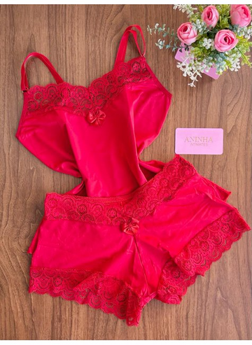 KIT Baby Doll Color - Vermelho