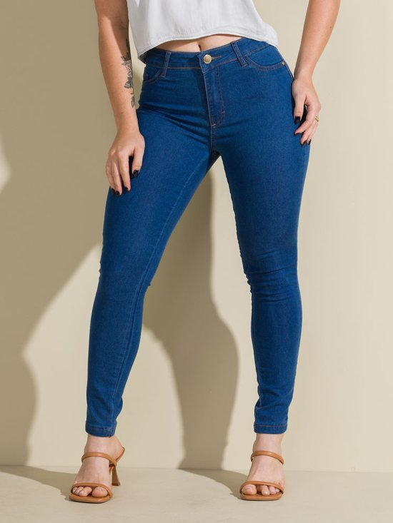 Calça Feminina Jeans Skinny Modeladora Tex Denim