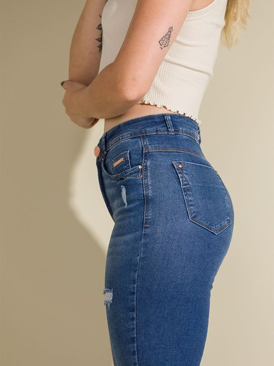 Calça Feminina Jeans Capri Juliana Skinny Confort