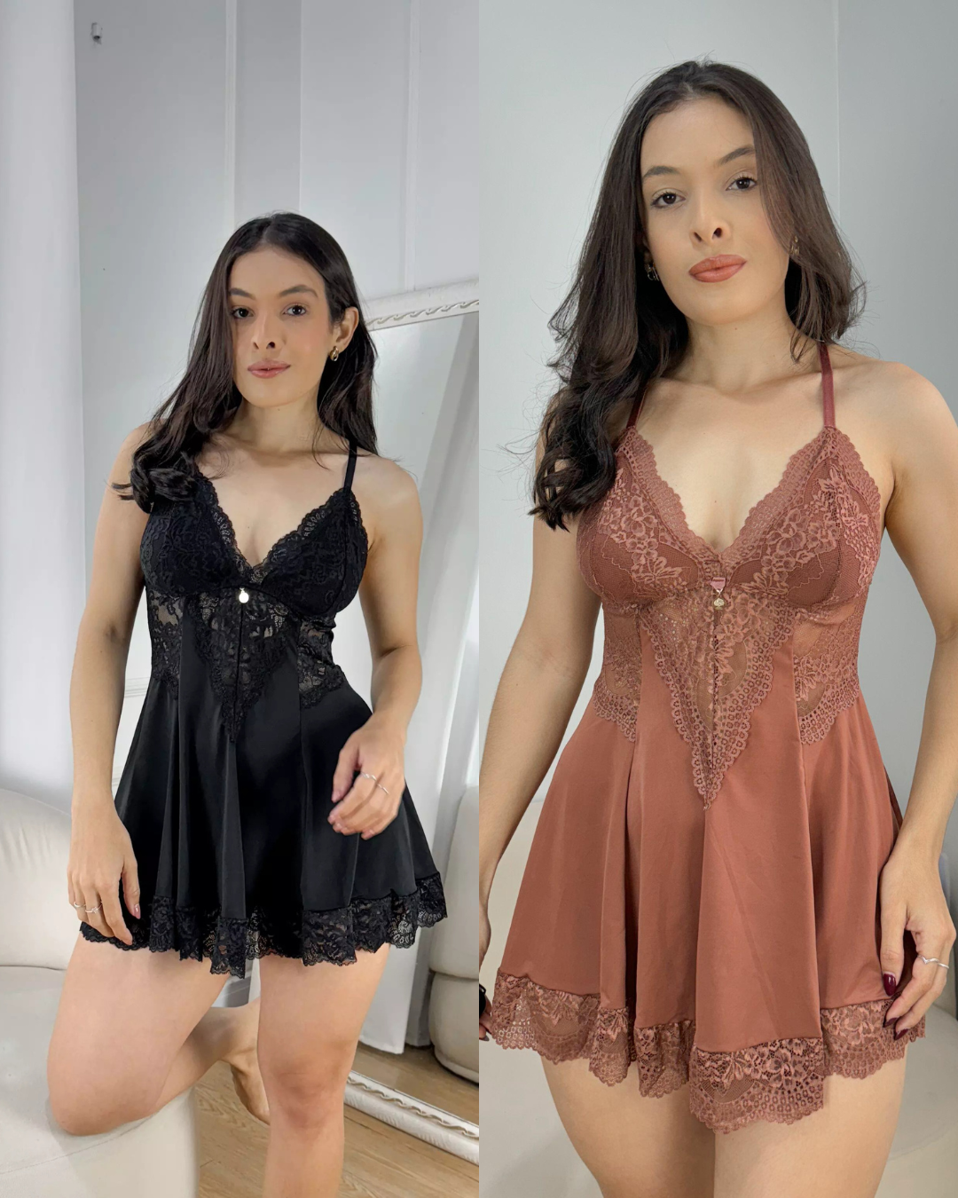 Kit Camisola Jenner: Leve 2 por R$99,90 + Calcinha Fio Duplo de Brinde