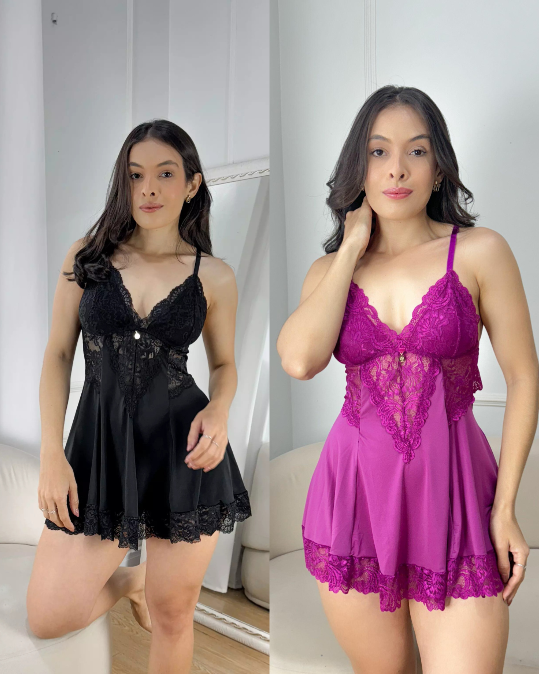 Kit Camisola Jenner: Leve 2 por R$99,90 + Calcinha Fio Duplo de Brinde