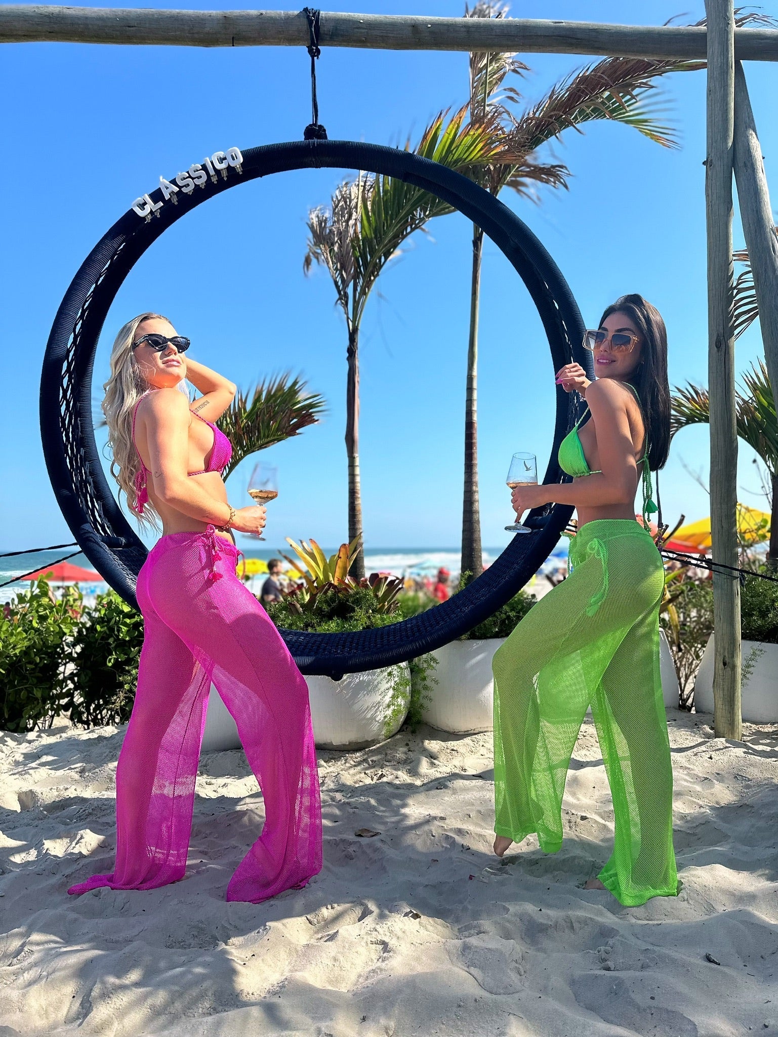 Calça Manuela Lurex Pink